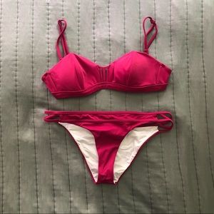 RVCA Bandeau Bikini and Bottoms